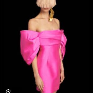 SOLACE London Elina Mini Dress in Pink